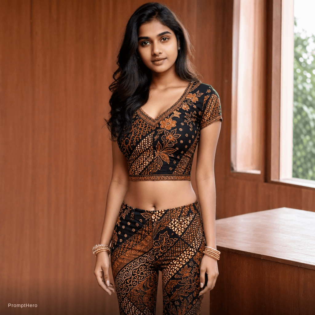 AI generated: batik