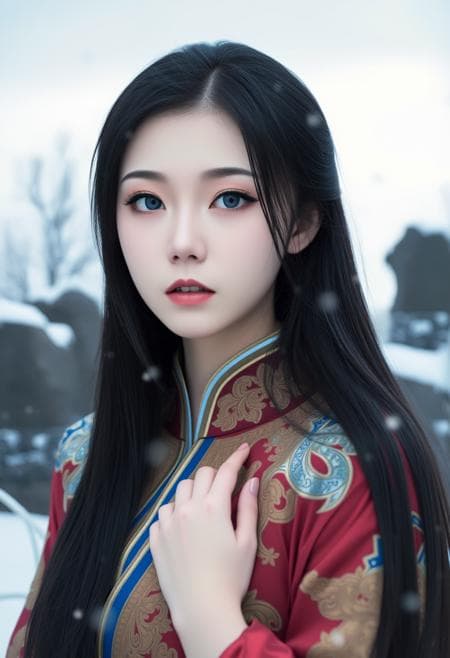 Asian Girl Face 05 Anran - Image 2