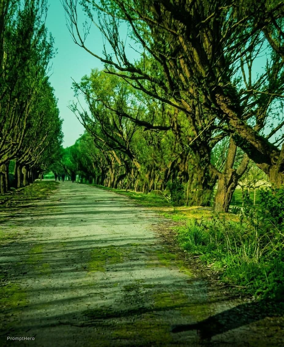 AI generated: Green atmosphere 
