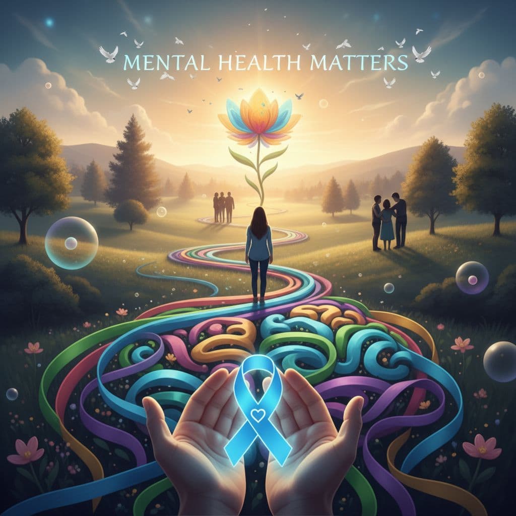 AI generated: Mental Health Awareness 