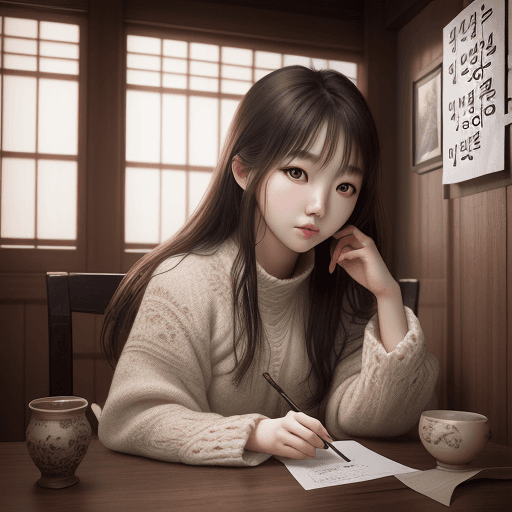AI generated: beautiful korean girl loved. High resolution photography design,  cozy atmosphere; 8k, intricate det...