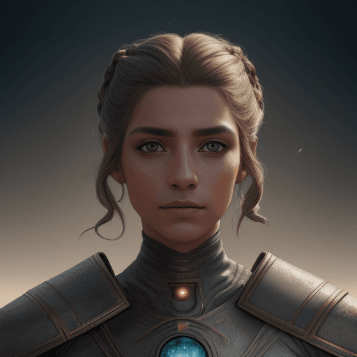 AI generated: wissenschaftler, hispanisch, zukunft, verrückt, dunkelbraune haare, 8k, fantasy, sci-fi,