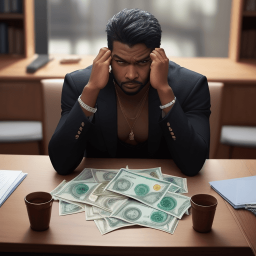 AI generated: man have 10million dollars debt
