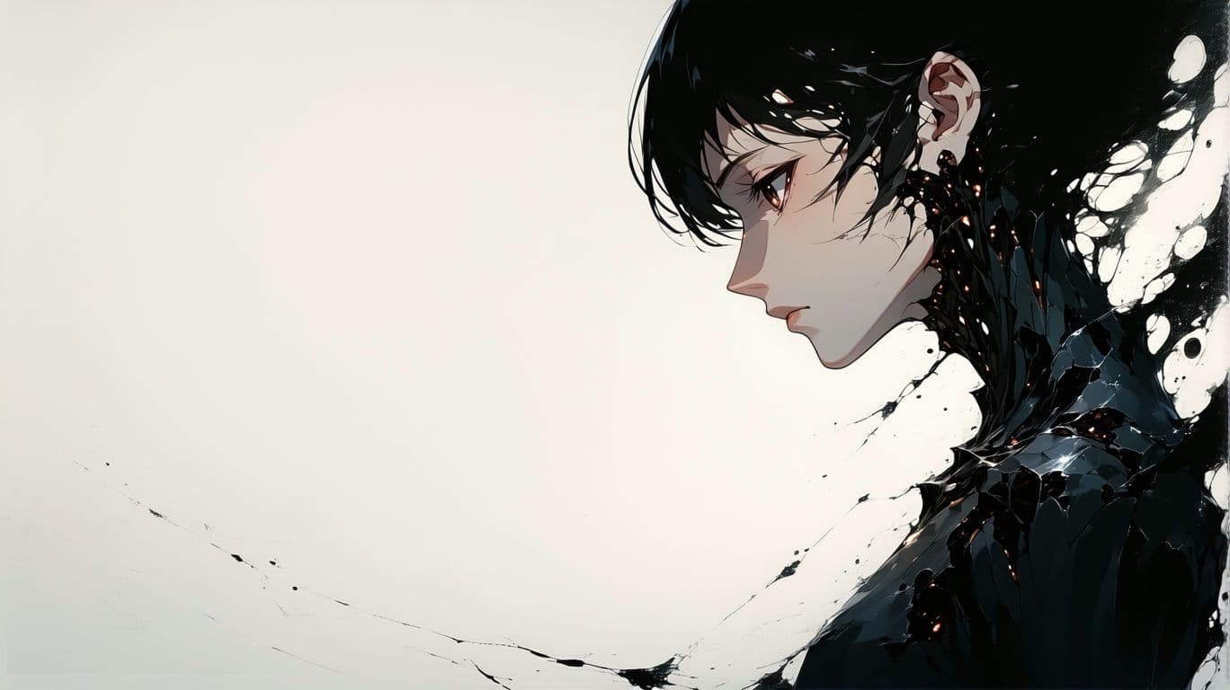 AI generated: The artwork should she evoke a sense of emptyness hope and healing, emphasizing her transformation f...