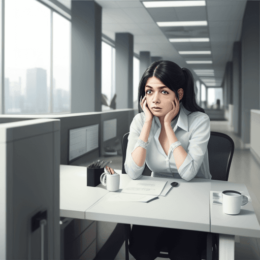 AI generated: presenteeism