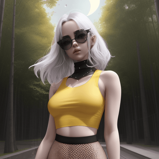 AI generated: sw1mc0v3r, shirt, see-through, fishnets,<lora:sw1mc0v3r-000010:1>, from_above, crop top, detailed fa...