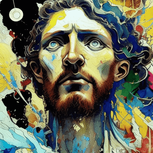 AI generated: a masterpiece, Jesus was a baby, born in stable,  full body, Vincent Willem van Gogh, freedom, soul,...