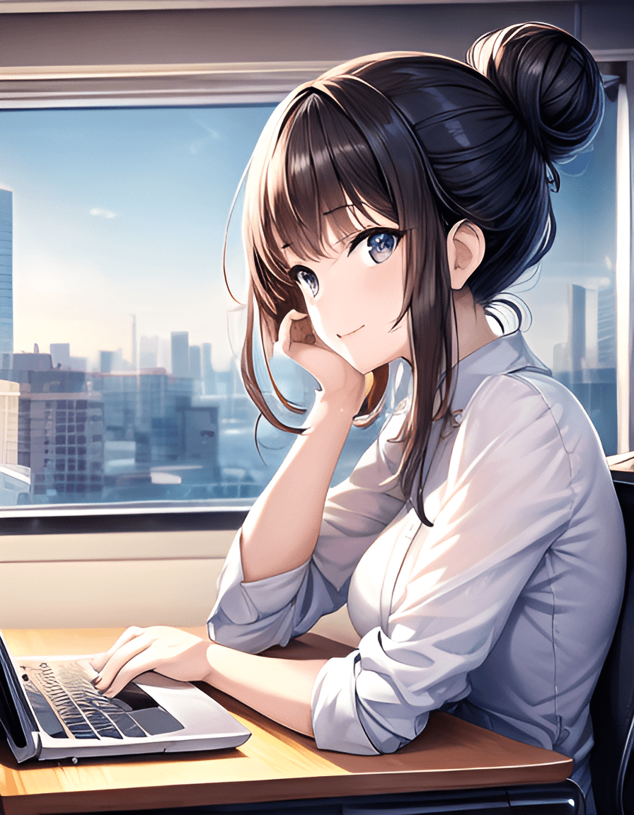AI generated: perfect anime quality, digital painting, 64k, beautiful scenery, perfect face, close-up painting, ha...