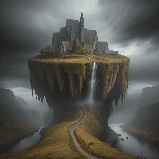 AI generated: The best artwork of Dariusz Klimczak, HDR photography that combines a wallet with realistic landscap...