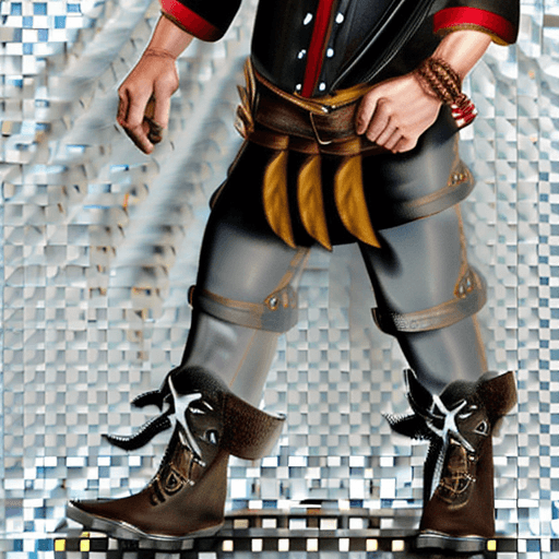 AI generated: pirate, full body,white background, hyperrealism, high detail, separate elements, clipart