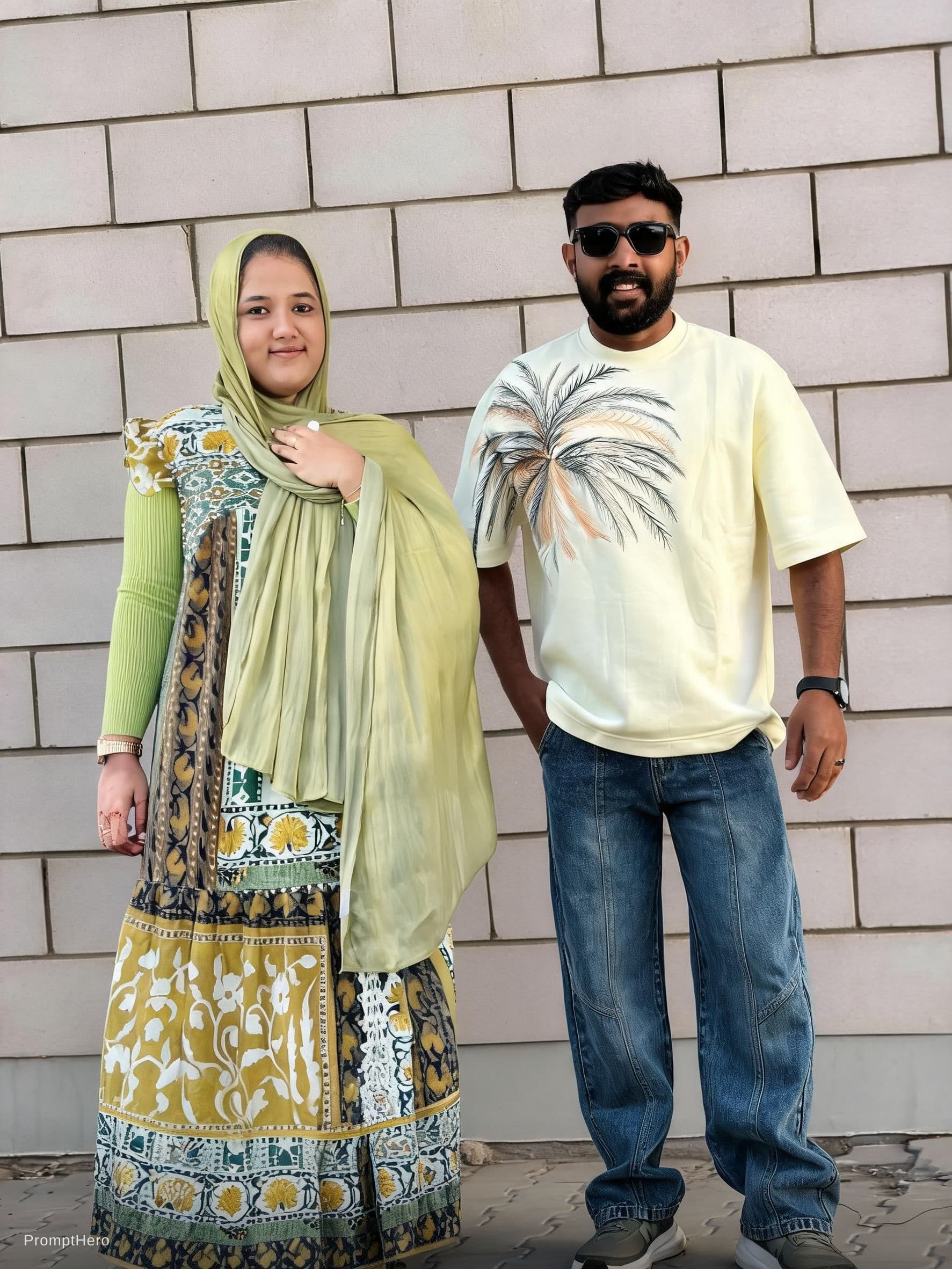 AI generated: Couples glow