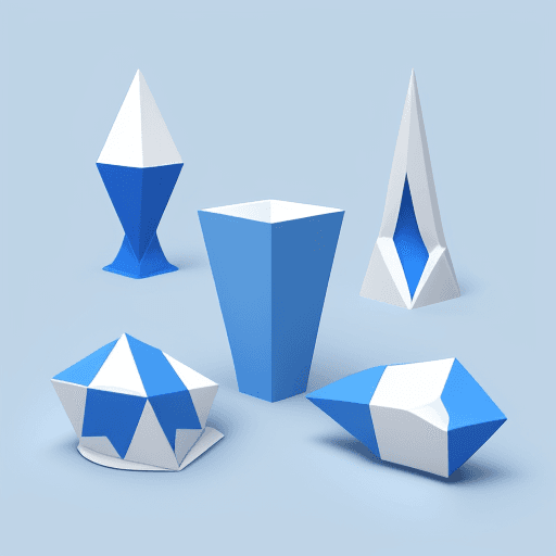 AI generated: a picture of a blue and white background, a digital rendering by Du Jin, pixiv contest winner, conce...