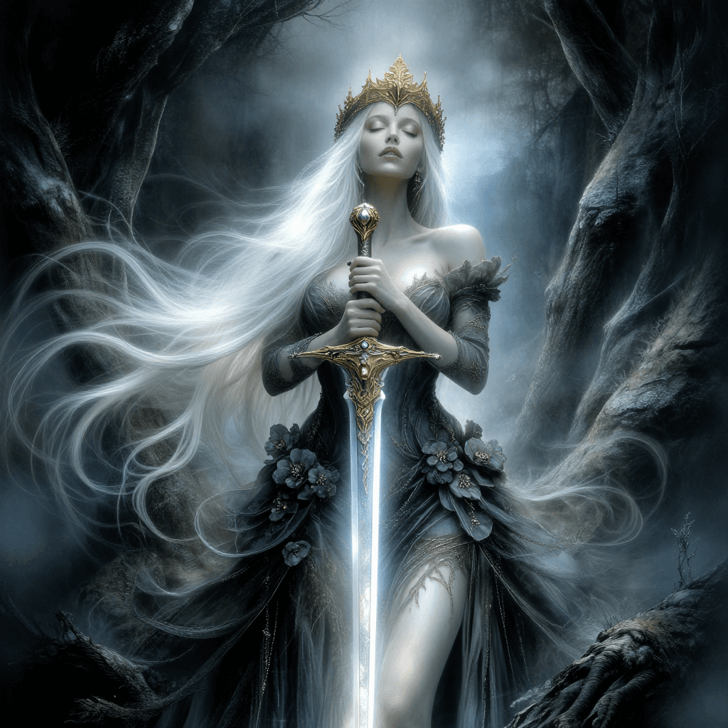 Ethereal Gothic Elegance - Image 1