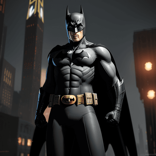 AI generated:  Batman in the 1920s, art deco, hyper-realistic, unreal engine

