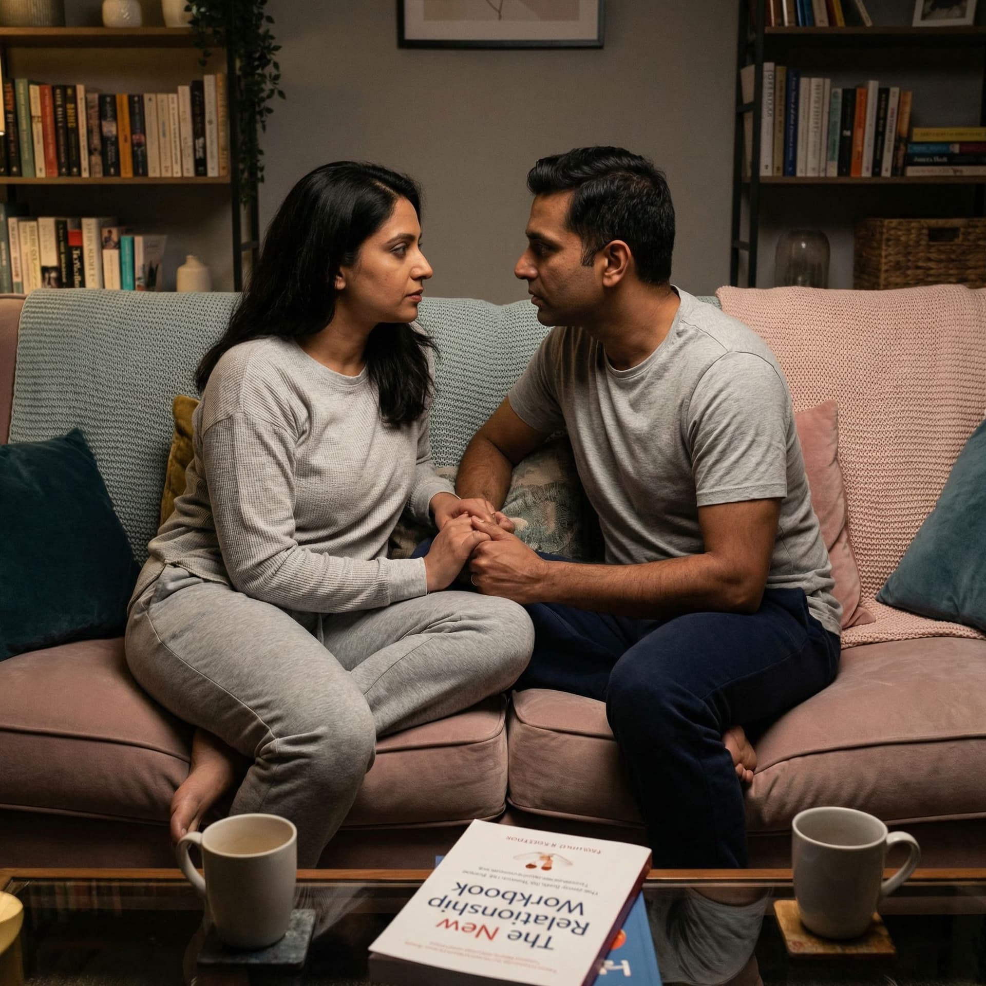 AI generated: This Indian couple has always had a great relationship, but they feel like they need to spice things...