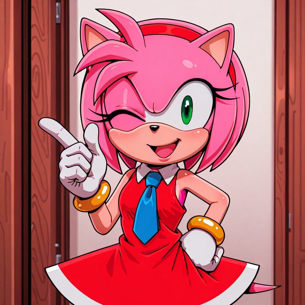 Amy Rose (NoobAI) - Image 3