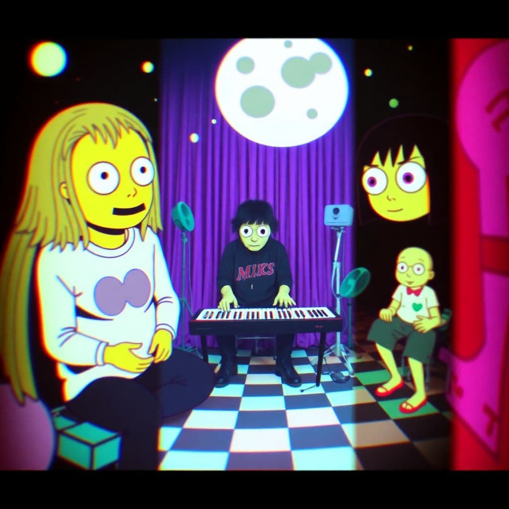 AI generated: experimental, experimental music, experimental video, new media, video art, strange, weird, trippy, ...