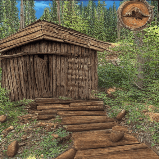 AI generated: Off the beaten path, extremely detailed