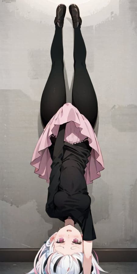 Chisato Handstand Pose - Lycoris Recoil (lycoris challenge) 