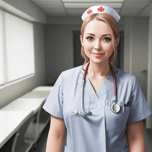 AI generated: Photo of a nurse  
