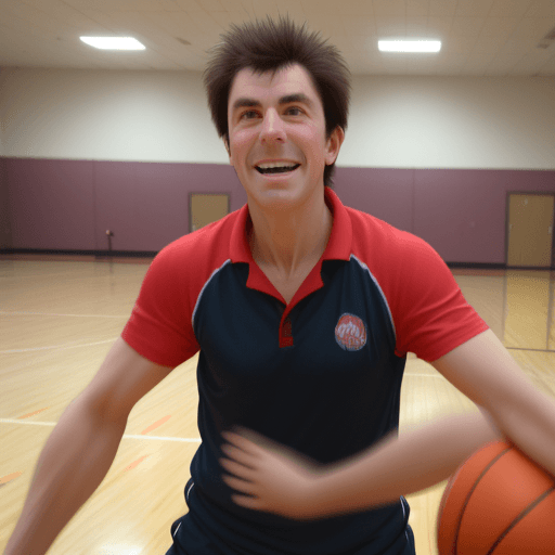 AI generated: crazy physical education teacher Shynbolat
