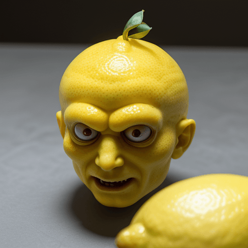 AI generated: lemon demon
