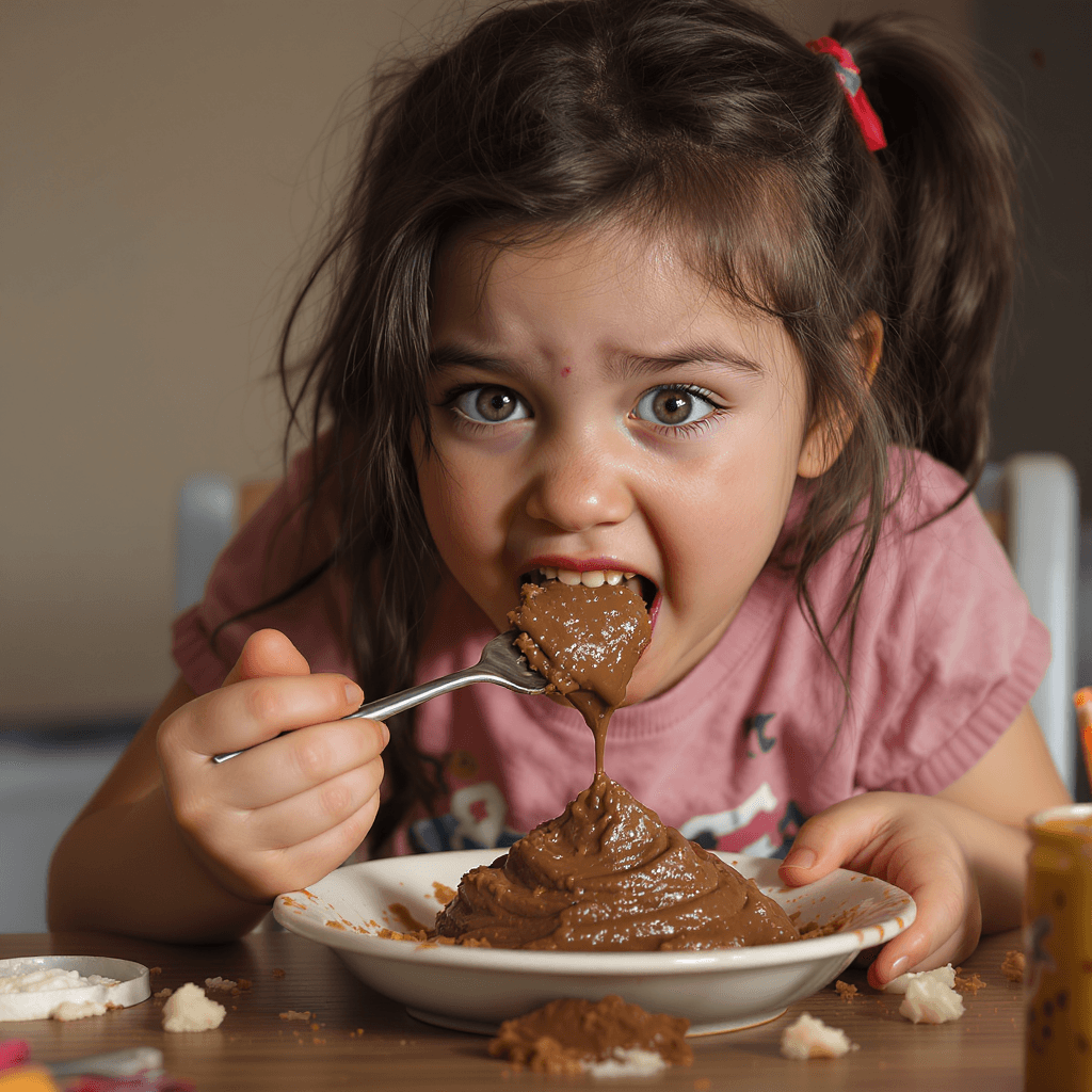 AI generated: Girl eating poop, Hyper-control-realism. Octane render, 4k, 8k, unreal 5 very detailed