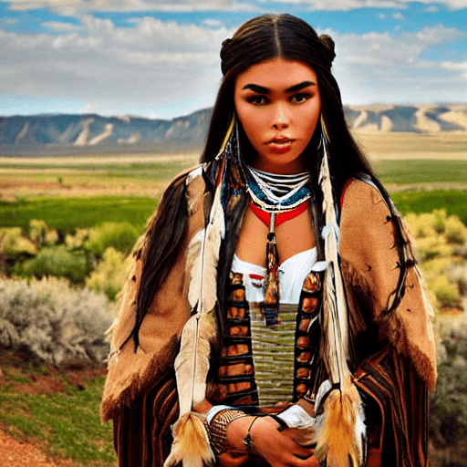 AI generated: 531 / 5,000Resultados de traducciónTraducciónmdjrny-v4 style portrait photography of Madison Beer as...