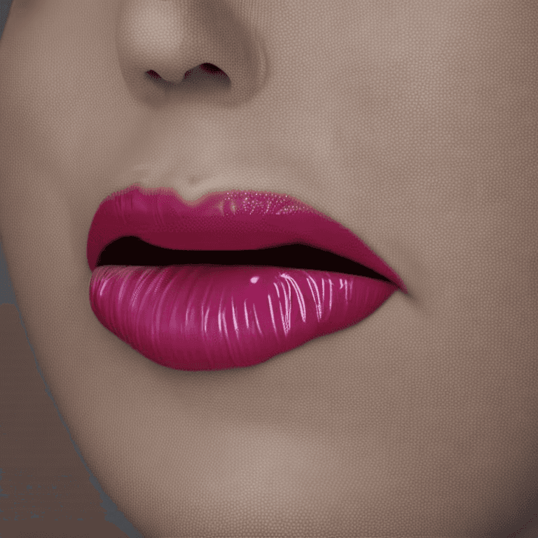 AI generated: professional photo of bimbo girl, the biggest lips in the world, inflated by surgery, flirt look, po...