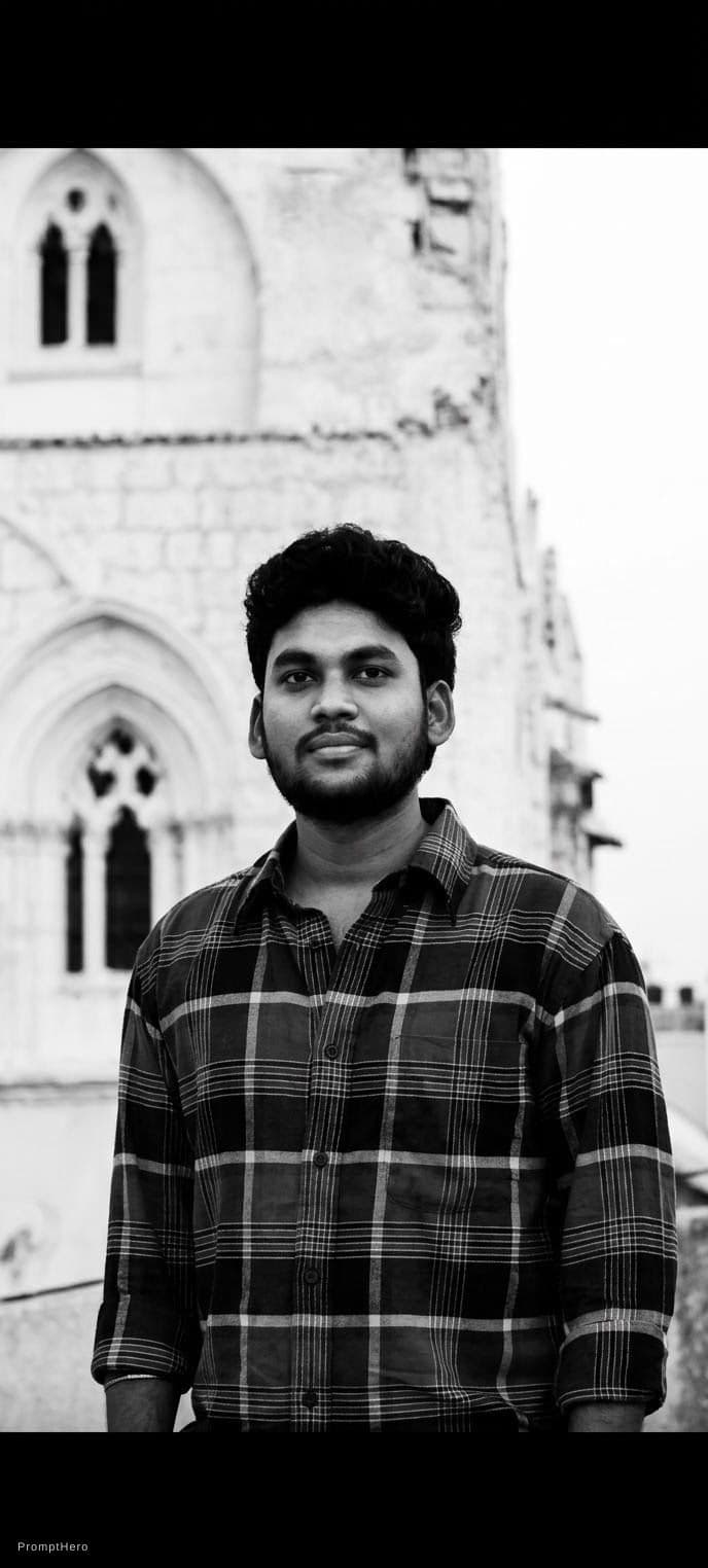 AI generated: a black and white photo of a man with shadow., in the style of minimalist beauty, light bronze and b...