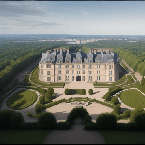 AI generated: High resolution photography. presentation du domaine de saint cloud. visite guidée, mont du matin ca...