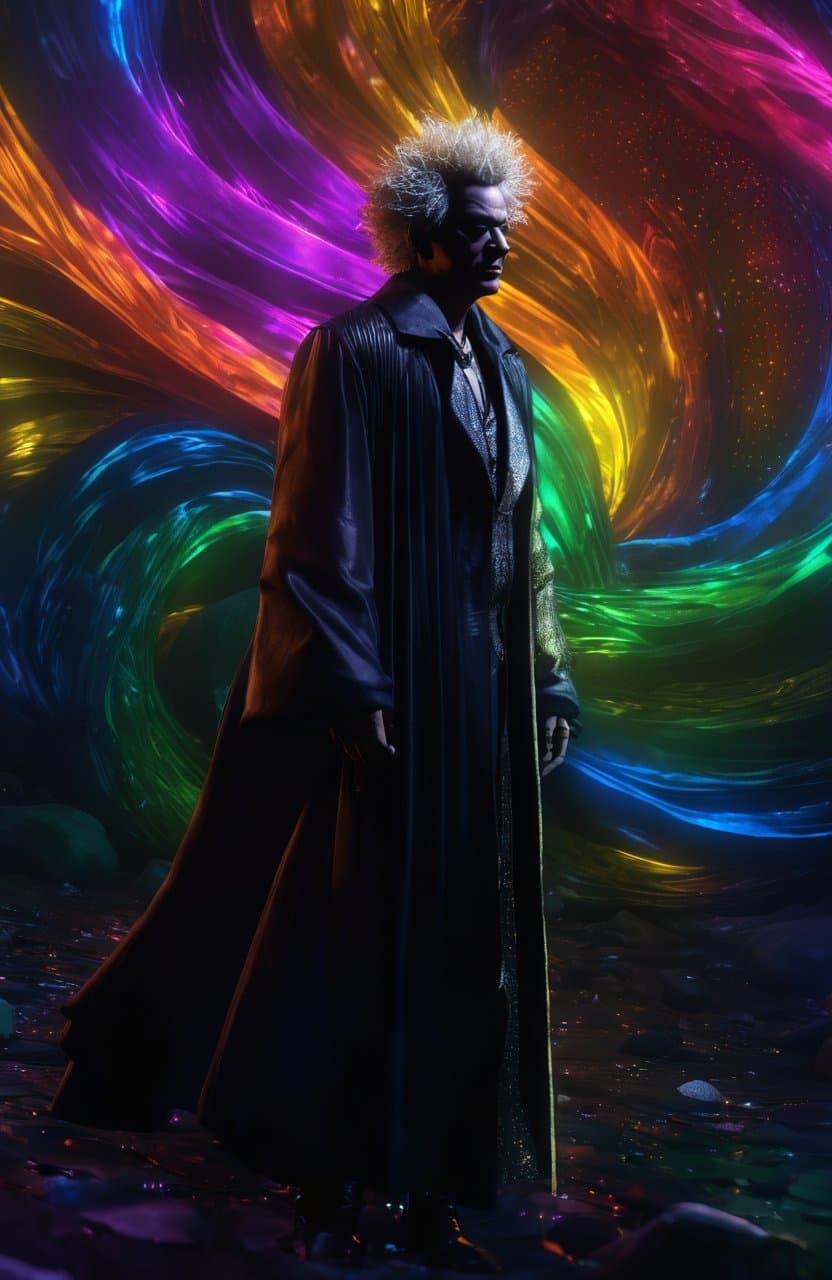 AI generated: sandman, dream, Morpheus, neil gaiman's the sandman, the dreaming, j h williams, hyper realistic, 4k...