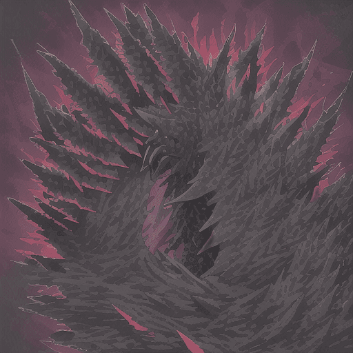 AI generated: Imagine a creature of pure hunger. It is a massive, black maw with rows of sharp teeth. Its body is ...