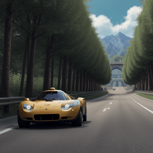 AI generated: Super Mario Kart as a Car from Super Mario Kart Deluxe 8, Car, best quality, highly detailed, colorf...