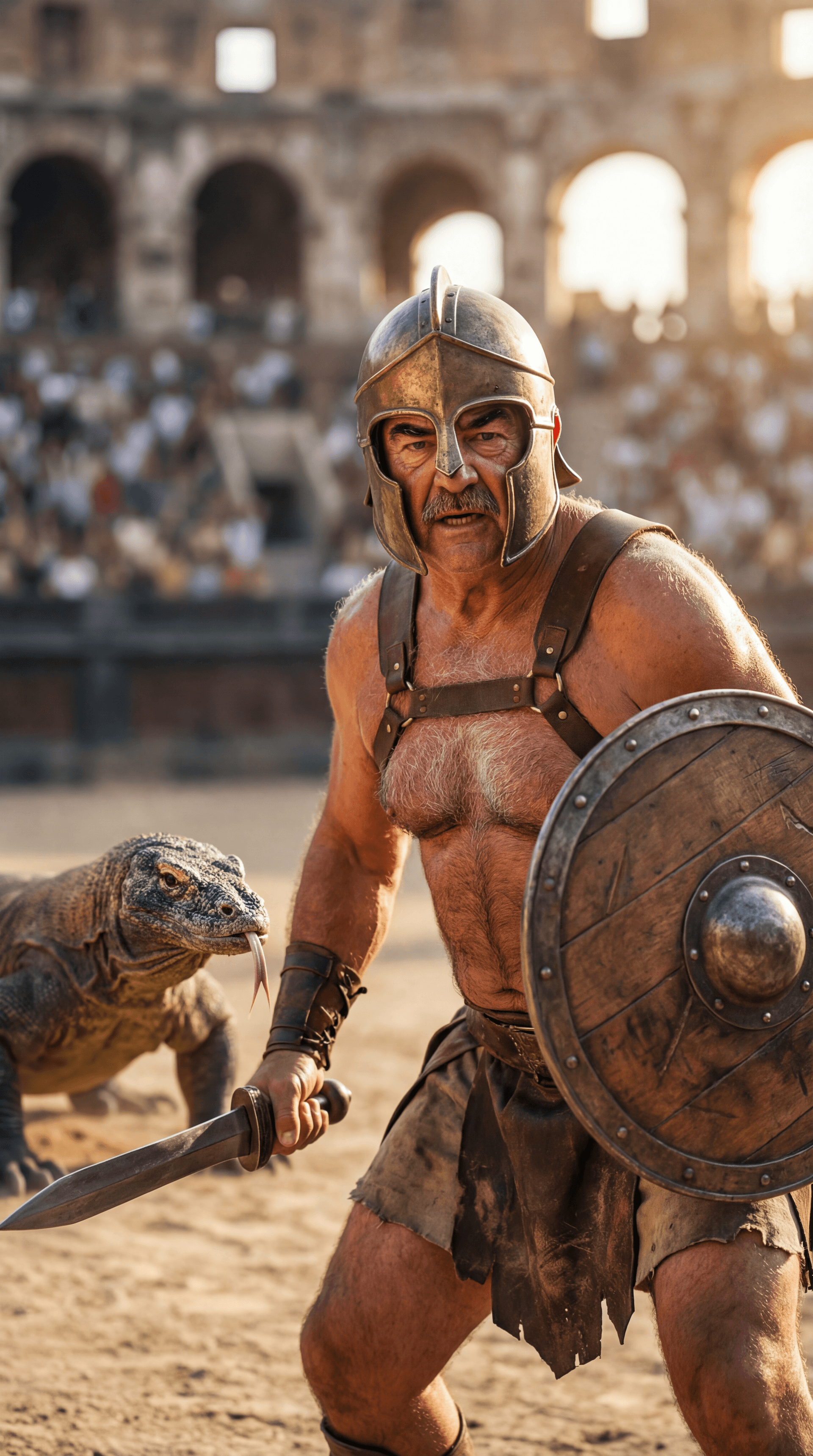 AI generated: ULTRA-REALISTIC CINEMATIC ACTION PHOTOGRAPH (vertical poster 9:16).
Looks like a real professional f...