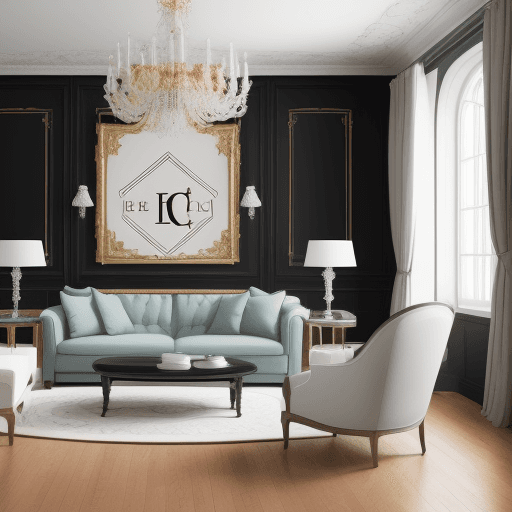 AI generated: The logo of an interior design company, consisting of the letters Era Design