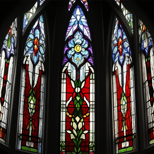 AI generated: Stained Glass 
