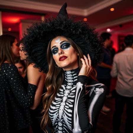Halloween Skeleton Outfit FLUX - Image 1