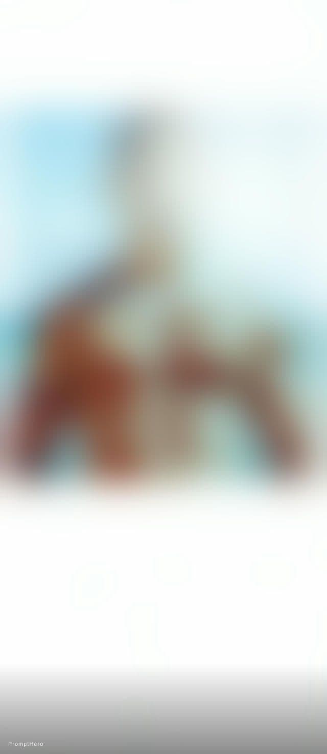 AI generated: High detail RAW color photo professional photograph of a muscular latino athlete standing in sunligh...