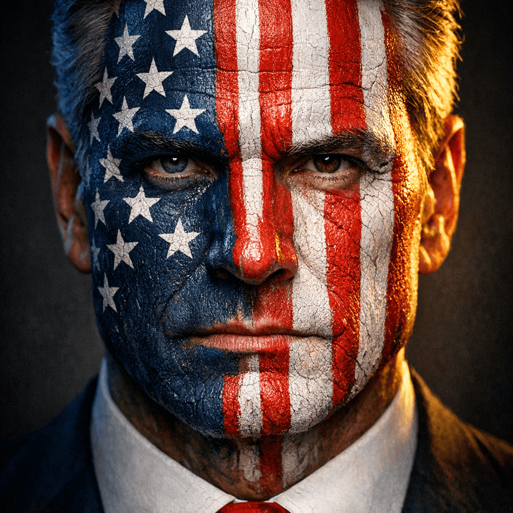 AI generated: Ultra-detailed hyper-realistic political portrait designed specifically for a 720x1600 vertical smar...