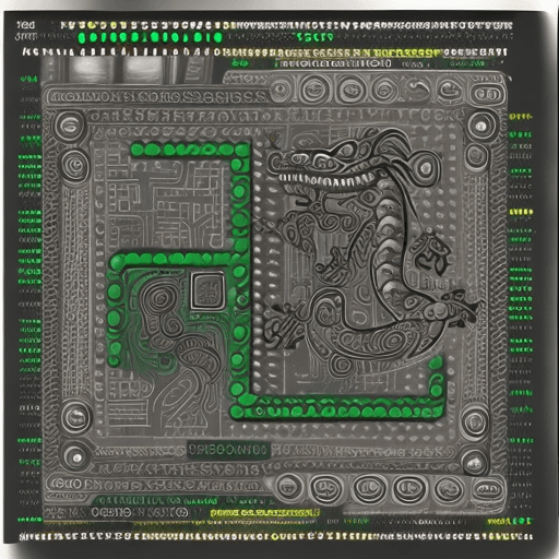 AI generated: dragon made from circuit board tracks writing software using version control

