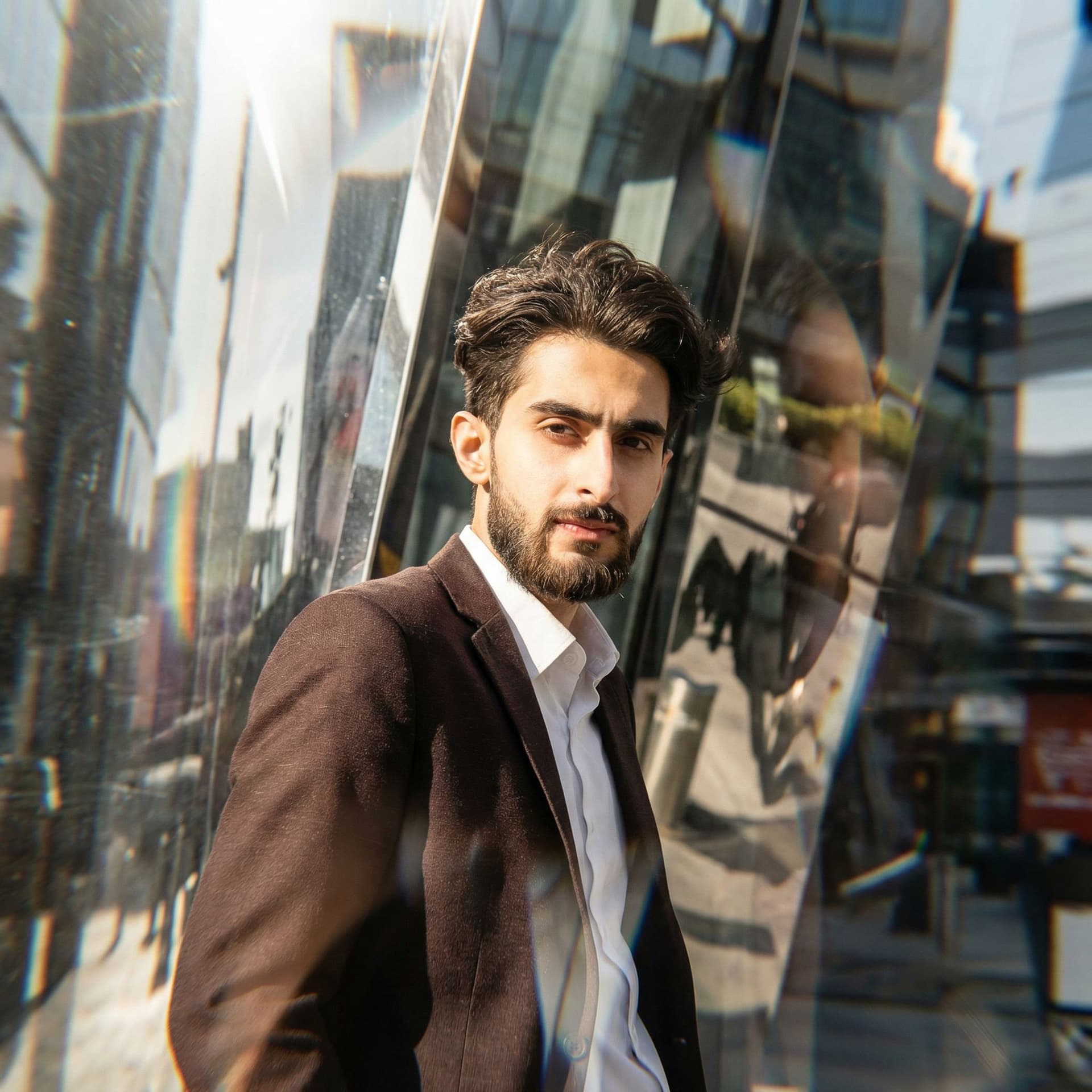AI generated: fashion editorial photograph, man, shot on a Canon EOS 5D Mark IV --chaos 75 --ar 1:2 --profile rsy6...