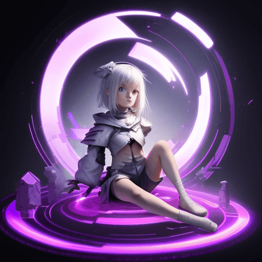 AI generated: Girl âge 3 ans flux