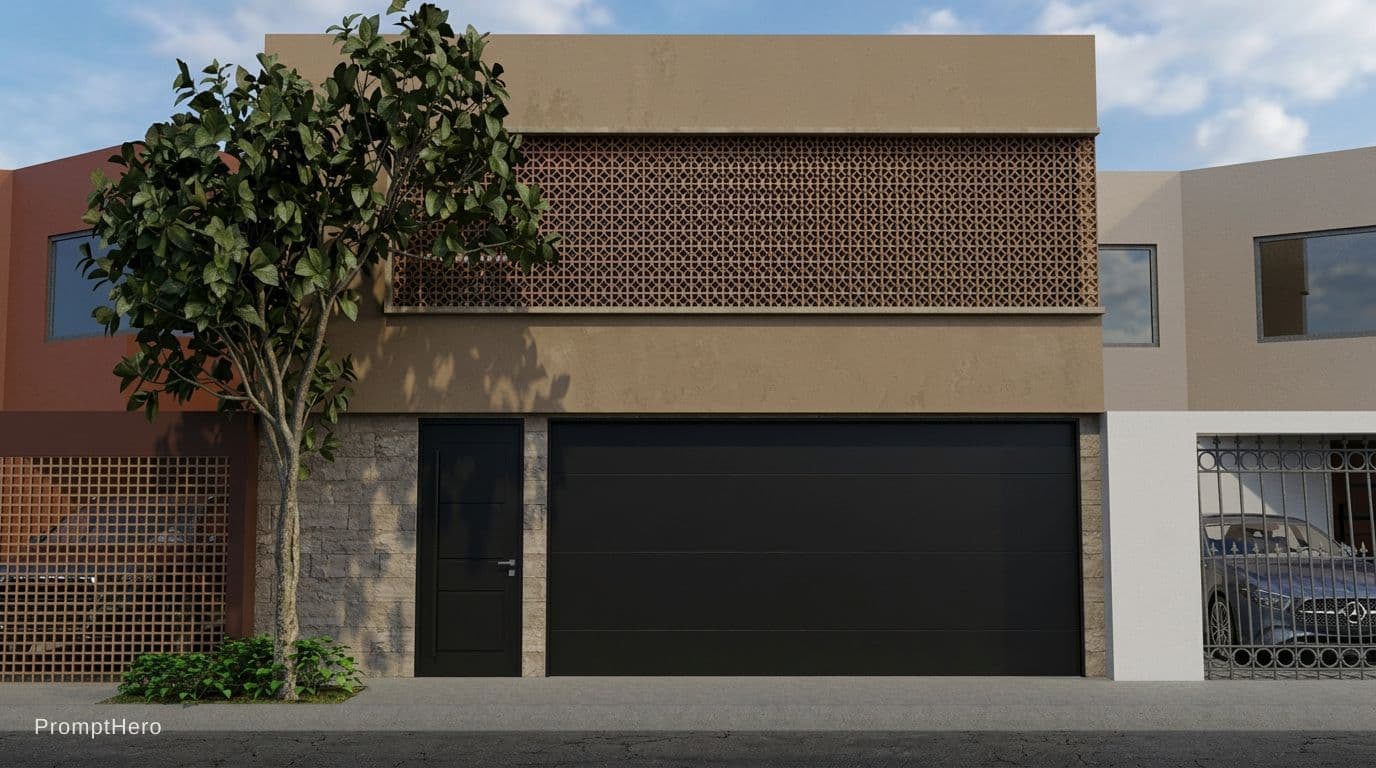 AI generated: Respect the volume, materials, and all the architectural elements of the image, so that it looks ver...