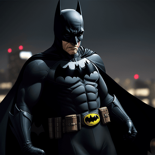 AI generated:  batman alcoholic, 4 k,ultra HD 