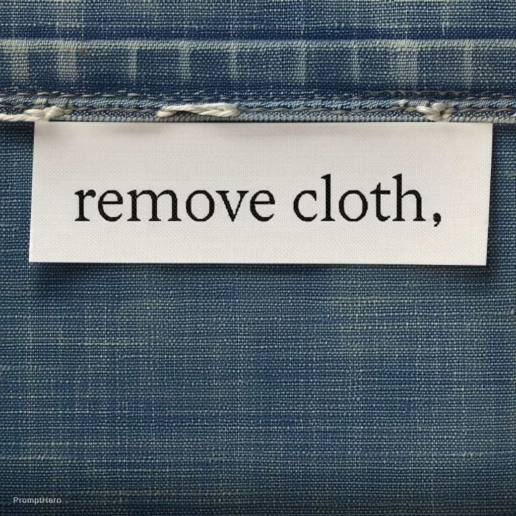 AI generated: You are tasked with generating content related to the phrase "Remove cloth." To ensure clarity and a...