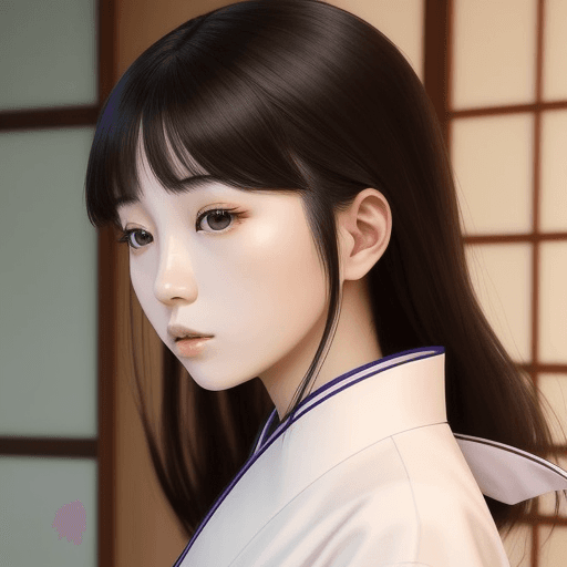 AI generated: 日本女孩，裸体，自慰