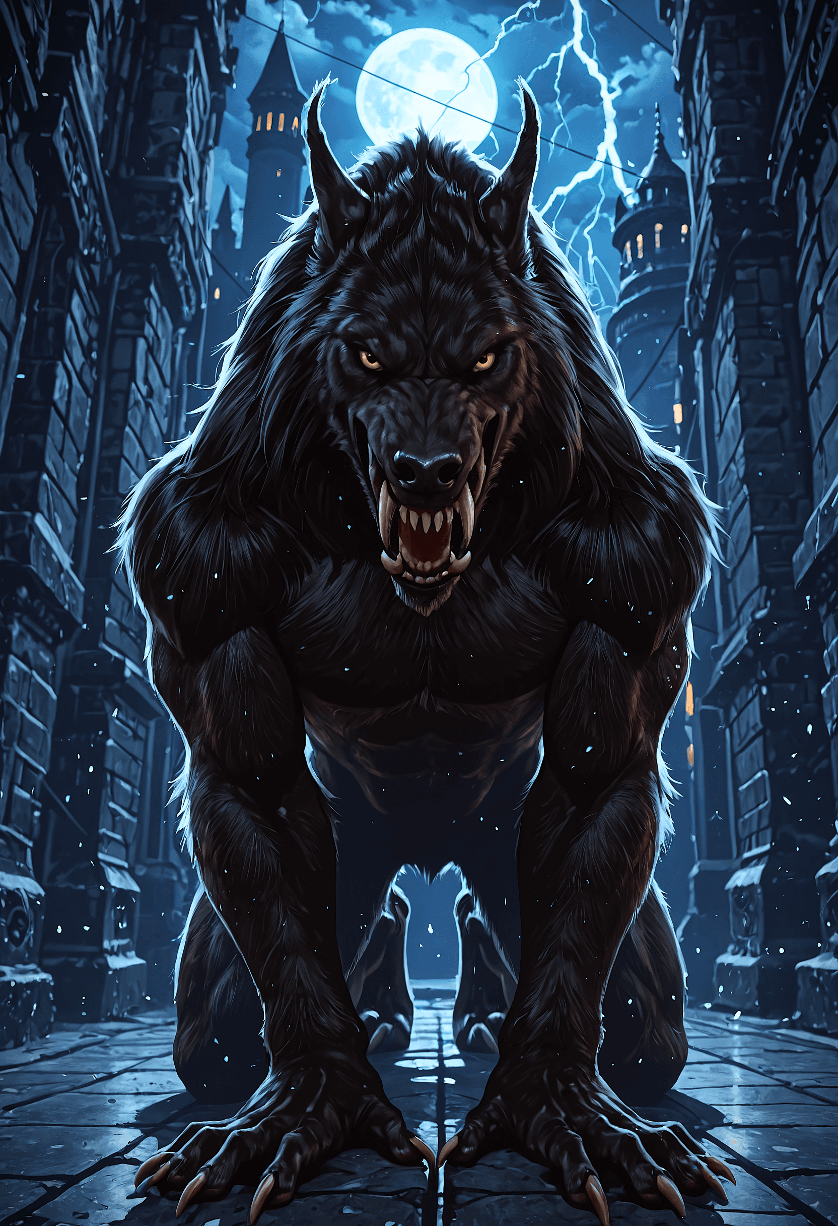 Van Helsing Werewolf Form (Van Helsing) - Illustrious + Pony