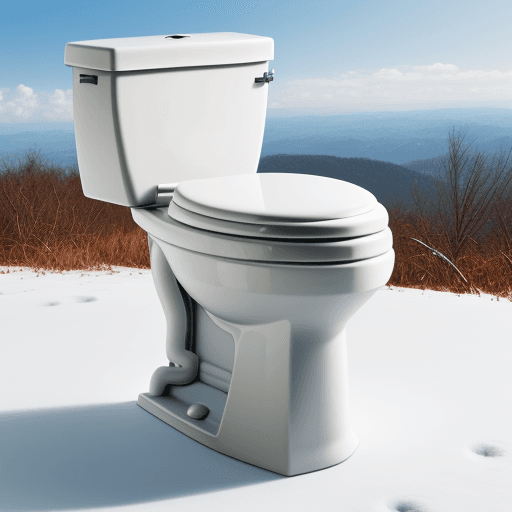AI generated: An toilet on top of an hill