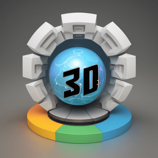 AI generated: 3D Illustration, dreaming, Turn dreams into reality, 3d modeling, with logo "sho3d", colourful